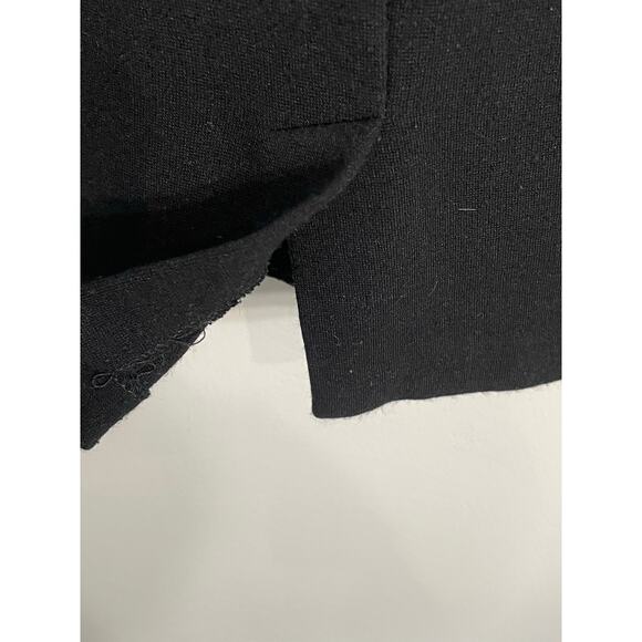 Dolce & Gabbana Pencil Skirt Size 30 Black Stretch Knit Minimalist Office Preppy - Picture 6 of 12